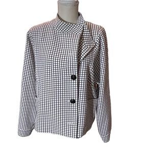 Cabi Gingham Print Blazer